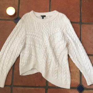COZY WHITE TOPSHOP SWEATER